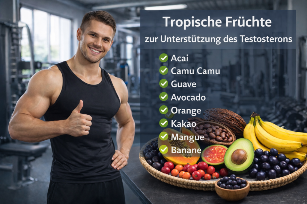 Vorteile tropische fruchten Tropische Früchte und nährstoffreiche Lebensmittel zur natürlichen Unterstützung des Testosteronspiegels