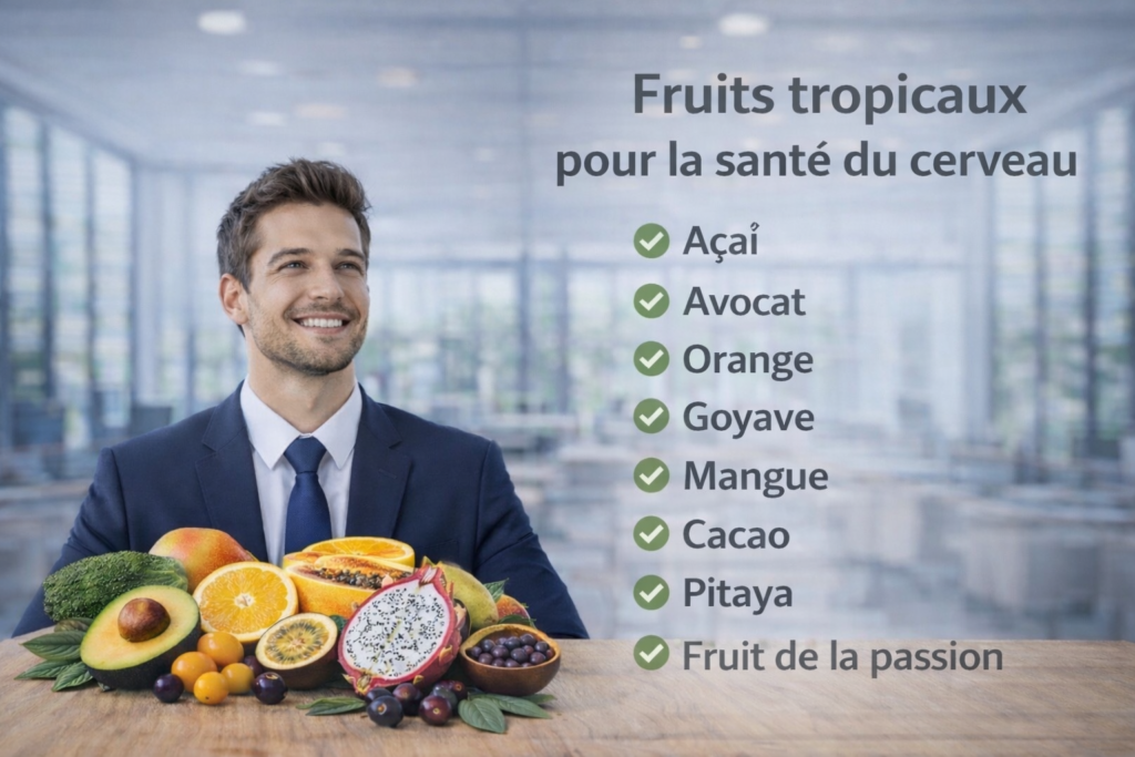 Fruits tropicaux riches en antioxydants pour la mémoire et la santé cérébrale