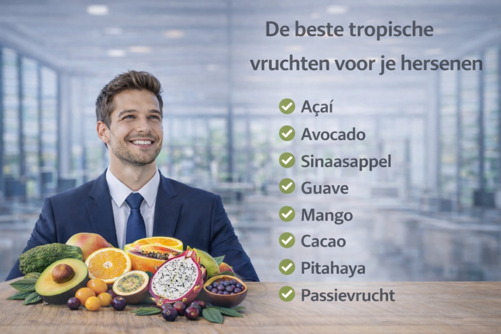 Antioxidantrijk tropisch fruit voor geheugen, concentratie en hersengezondheid
