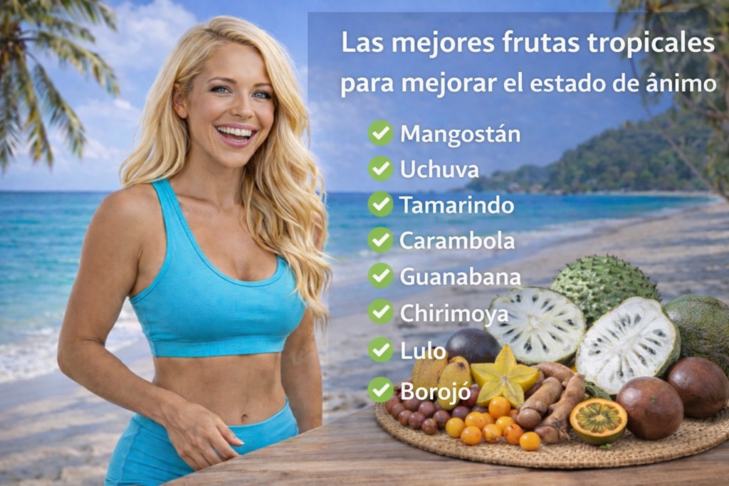 Frutas tropicales para el bienestar y el estado de ánimo