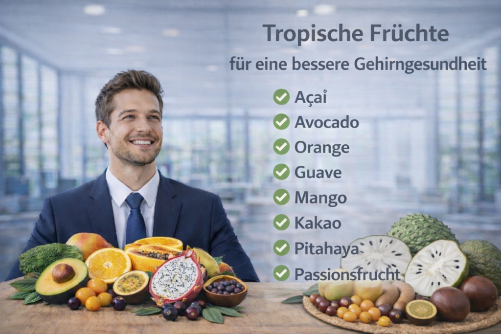 Vorteile tropische fruchten Antioxidantienreiche tropische Früchte für Gedächtnis, Konzentration und Gehirngesundheit