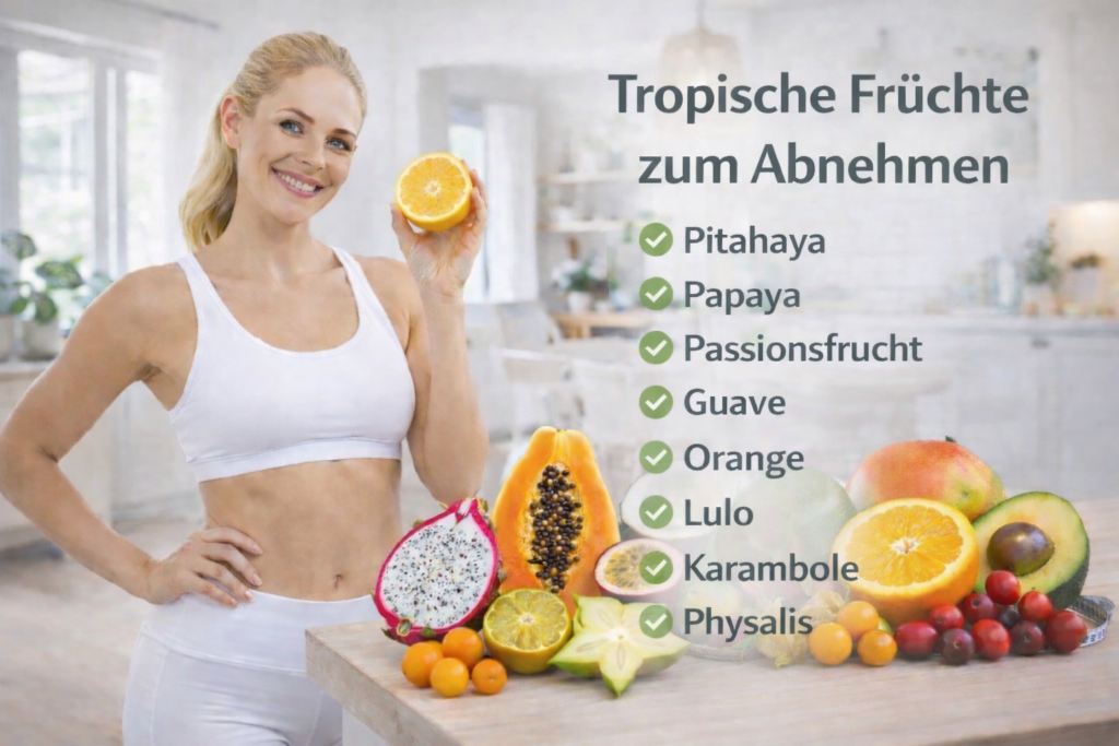Vorteile tropische fruchten Ballaststoffreiche tropische Früchte zum gesunden Abnehmen und für eine bessere Sättigung