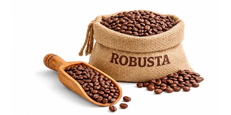 Granos de café Robusta